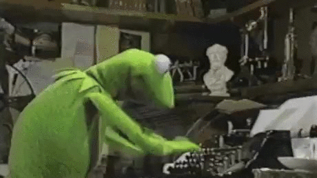 kermit typing muppets